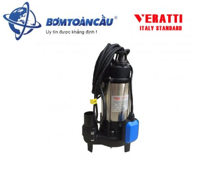 Bơm chìm nước thải VERATTI VRM1100BF 1100W (Có phao)